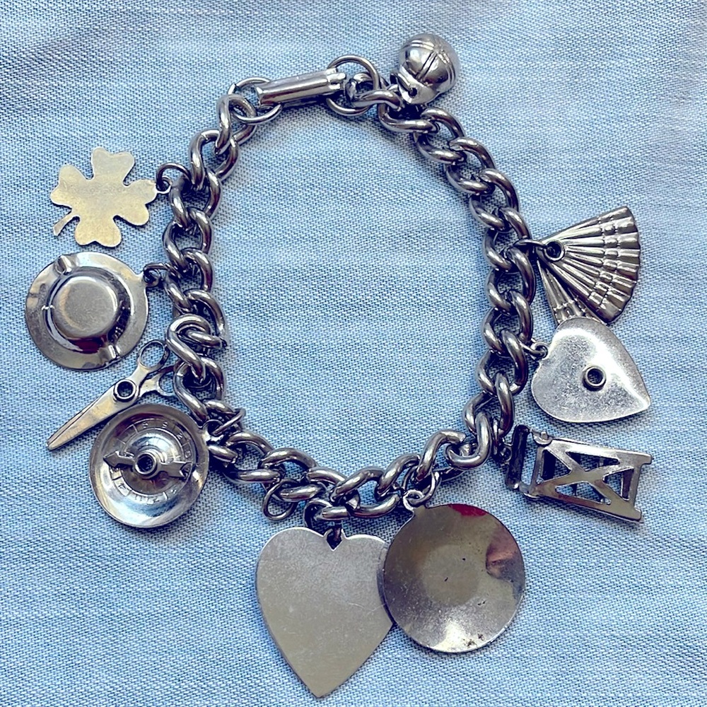Vintage Btacelet silver tone